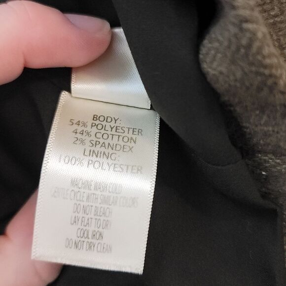 Ecru Brown One Button Blazer Size 6 - Picture 6 of 9